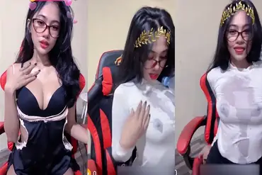 Bokep Live Una Live Pamer Dada Besar Bikin Sange poster